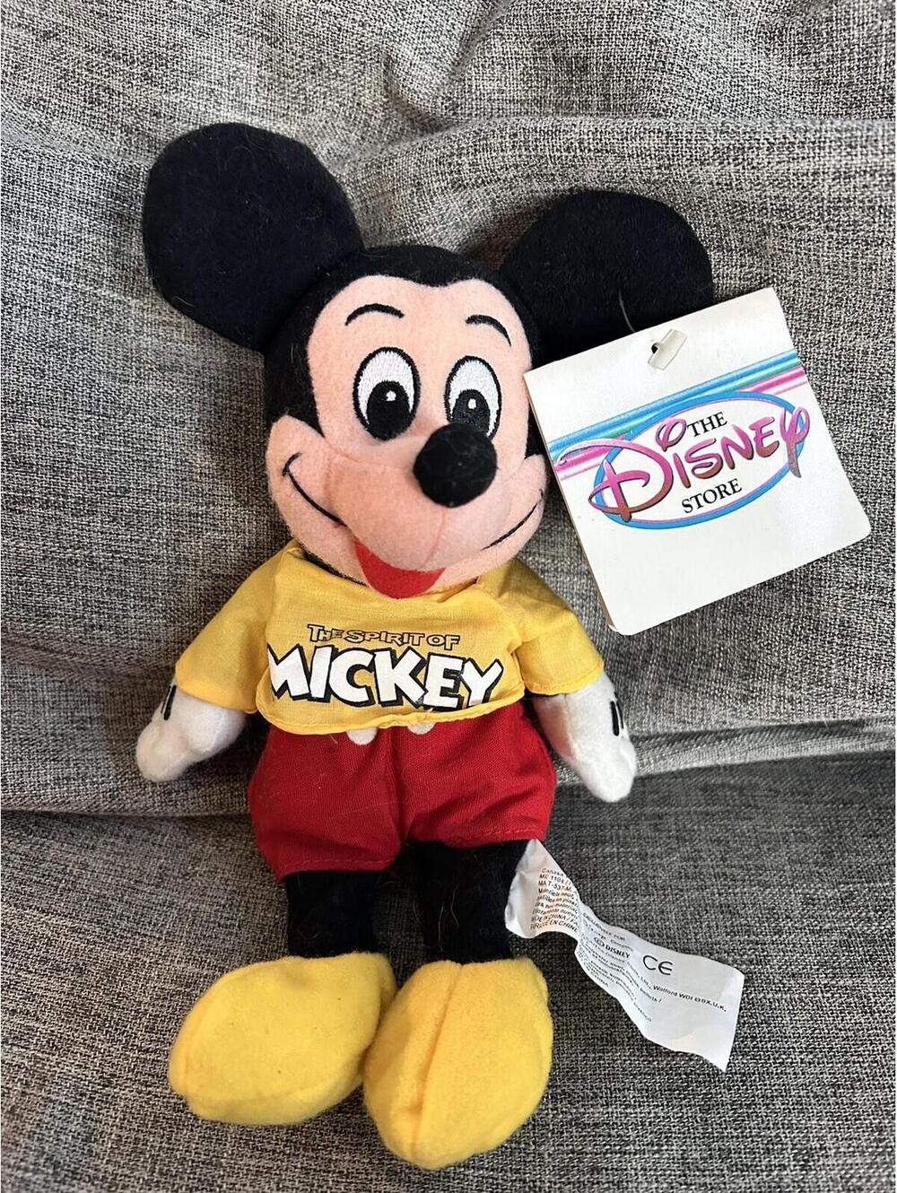 Disney Store Mini Bean Bag Plush Spirit Of Mickey Mouse
